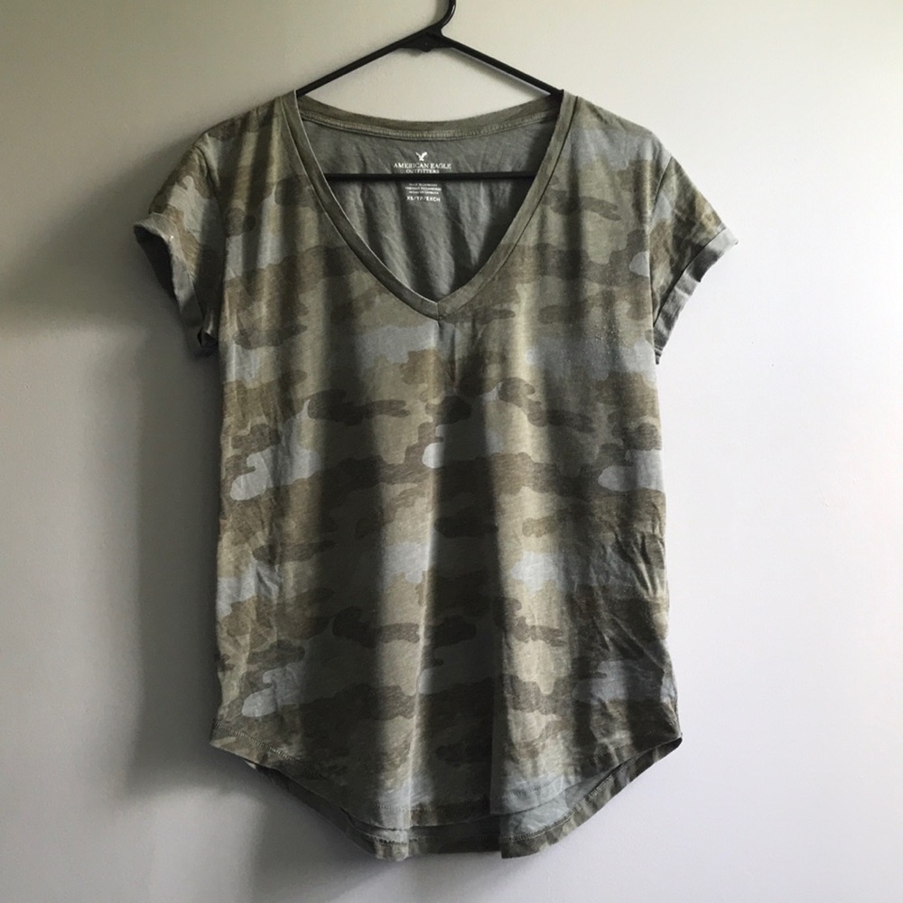 Green camouflage shirt